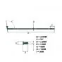 Spakenset Verzinkt 2.9 X 220MM