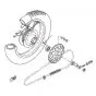 Achtertandwielbout Yamaha DT50MX