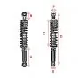 Schokbrekers Zwart/Chroom 395MM Honda