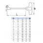 Unior T-Greep Dopsleutel 15MM