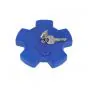 Tankdop Ster met Slot Blauw