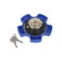 Tankdop Ster met Slot Blauw