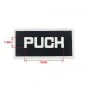 Sjabloon Puch Klein 72X21MM