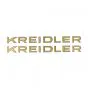 Stickerset Kreidler Goud/Zwart 180X16MM