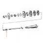 Moer Trekspie M6 Sachs 50/3 - 50/4