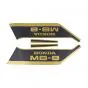Stickerset Honda MB8 JPS Goud/Zwart