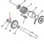 Schijf achter Kickstarttandwiel Yamaha DT50MX