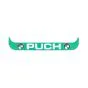 Sticker Plaathouder Breed Puch Logo Groen