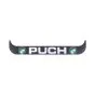 Sticker Plaathouder Breed Puch Logo Zwart