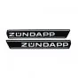 Tankstickers Zundapp Zwart/Wit