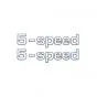 Stickerset Zundapp 5-Speed