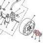 Veerring Vliegwiel Yamaha FS1/RD/DT