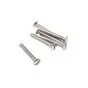 Lensbout M6X35 RVS Din 964