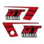 Stickerset Yamaha DT50MX Rood/Zwart