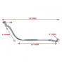 Blokbeugelset Zundapp 517 Chroom