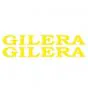 Gilera Woord Stickerset Geel