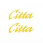 Stickerset Citta Woord Geel
