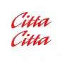 Stickerset Citta Woord Rood