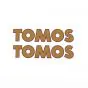 Stickerset Tomos Woord Goud / Rood 150X31MM
