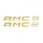 Stickerset Kreidler RMC S Goud 195X30MM