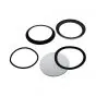 Tellerglas met ring voor 60MM model VDO Teller
