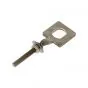 Kettingspanner Zundapp Ovaal Gat Links RVS