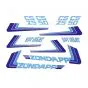 Stickerset Zundapp Sprinter - Witte uitvoering
