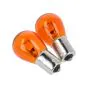 Lamp BAU15S 12V PY21W Oranje - 2 Delig