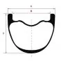 Velg Chroom 1.35 X 19 Italcerchio