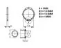 Seegerring Kreidler 11MM Bout indirecte schakeling